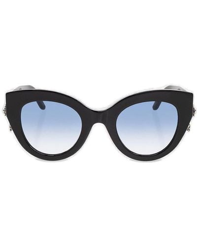 Alexander McQueen Cat-eye Framed Sunglasses - Blue