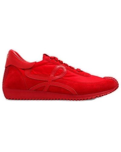 Loewe Red 'flow Runner' Sneakers