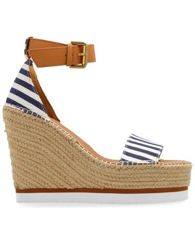See By Chloé Glyn Wedge Sandals - Natural
