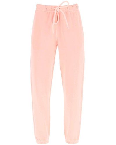 Autry Drawstring Straight Leg Trousers - Pink