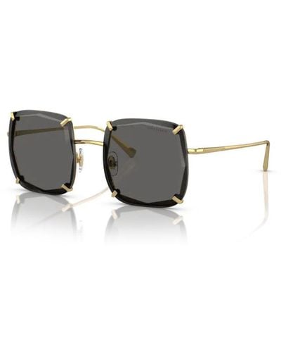 Tiffany & Co. Square Frame Sunglasses - Metallic