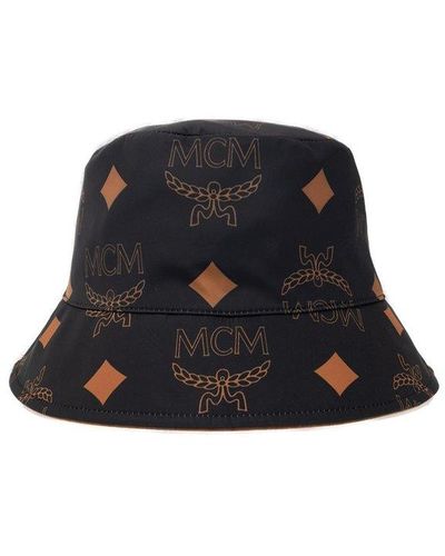 MCM Reversible Bucket Hat - Black