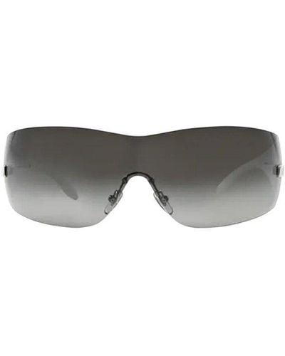 Versace Shield Frame Sunglasses - White