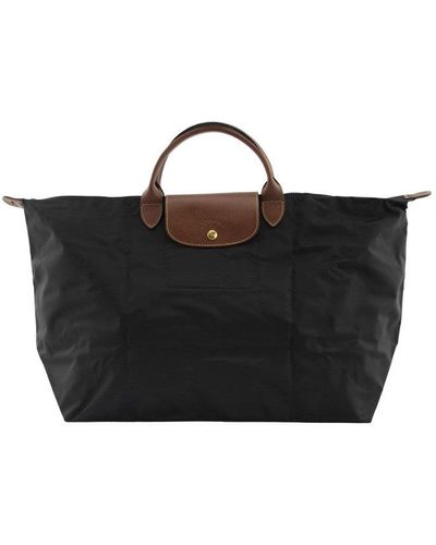Longchamp Le Pliage Large Travel Bag - Black