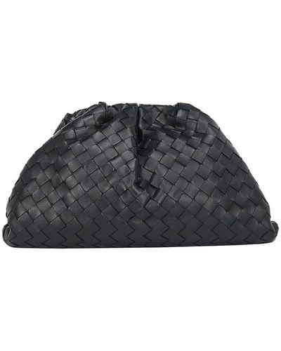 Bottega Veneta Woven Clutch Bag - Black