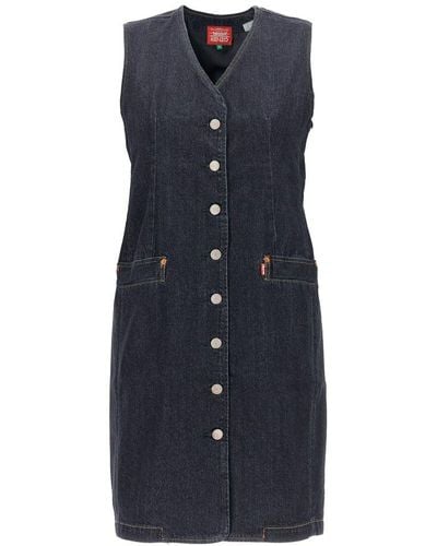 KENZO X Levi Strauss & Co. Mini Dress Dresses - Blue