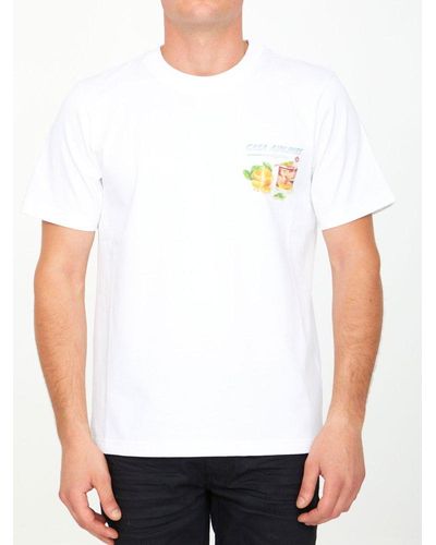 Casablancabrand Printed White T-shirt