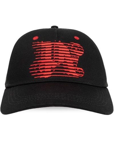 Palm Angels Baseball Cap With Logo, - Red
