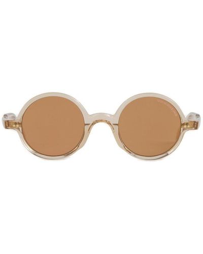 Cutler and Gross Round Frame Sunglasses - Natural