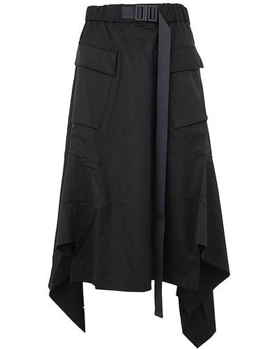 Y-3 Classic Refined Wool Skirt - Black