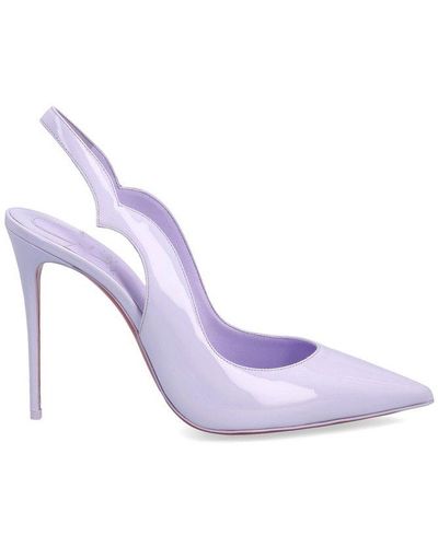 Christian Louboutin Hot Chick Slingback Court Shoes - Purple