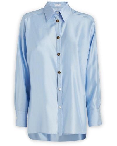 Ferragamo Relaxed-fitting Shirt - Blue