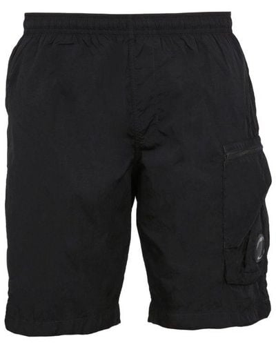 C.P. Company Eco-chrome R Utility Swim Shorts - Black