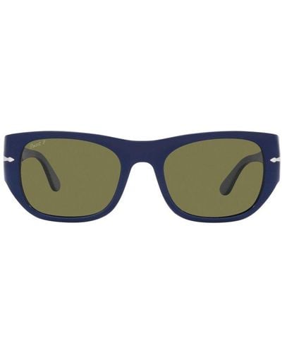 Persol Rectangular Frame Sunglasses - Green