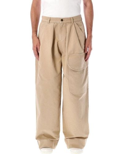 JW Anderson Relaxed Cargo Trousers - Natural