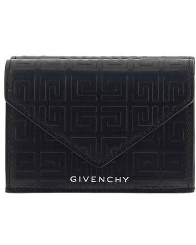 Givenchy 4g Motif Bi-fold Wallet - Black