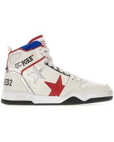 DSquared² Rocco Spiker Sneakers - Pink