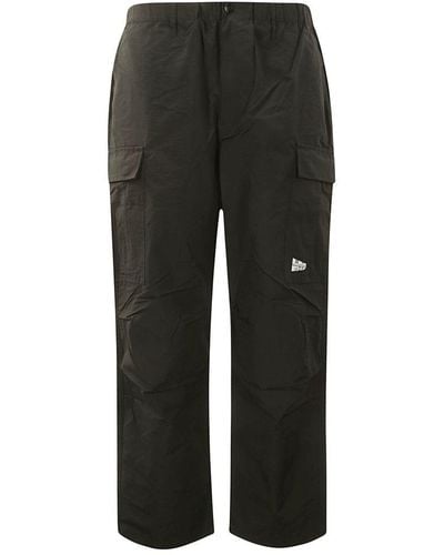 BBCICECREAM Elasticated Waistband Cargo Trousers - Grey
