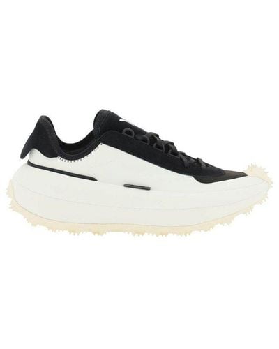 Y-3 White Makura Tn C1 Low-top Sneakers - Men's - Fabric/calf Leather/calf Suederubber
