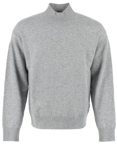 Zegna Wool And Cashmere Jumper - Grey