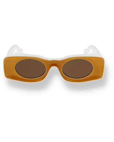 Loewe Rectangular Frame Sunglasses - Brown