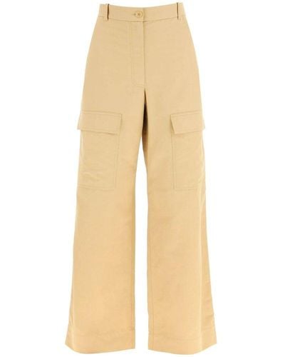 Stella McCartney Straight-leg Cargo Trousers - Brown
