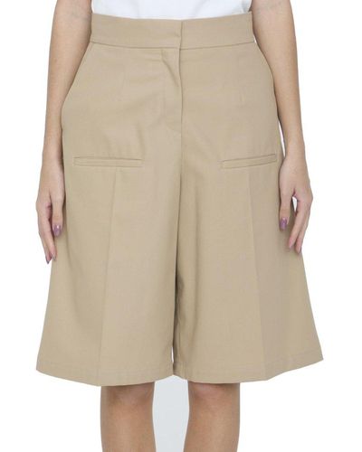 Loewe High-waist Tailored Shorts - Natural
