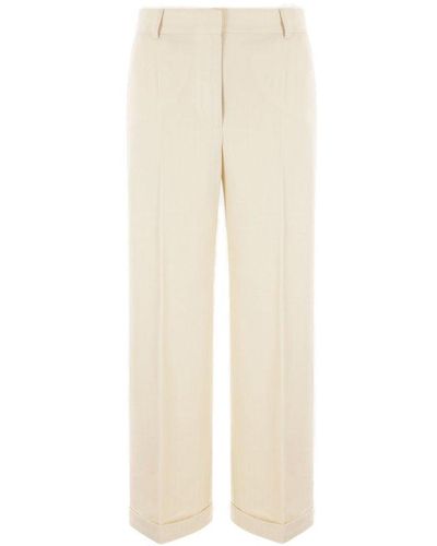 Totême Mid-rise Tailored Pants - White