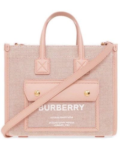 Burberry 'freya Mini' Shopper Bag - Pink