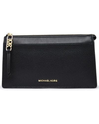MICHAEL Michael Kors Logo-lettering Zipped Crossbody Bag - Black
