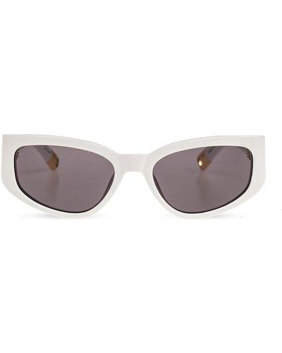 Jacquemus Rectangle Frame Sunglasses - White