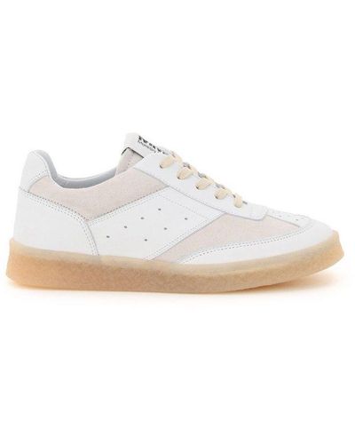 MM6 by Maison Martin Margiela Replica Lace-up Sneakers - White