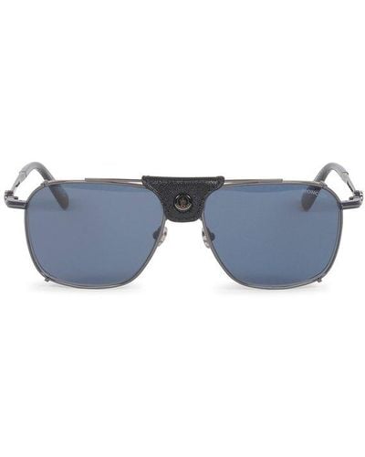 Moncler Gatiion Navigator Frame Sunglasses - Blue
