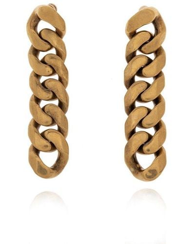 Balenciaga Chain-link Earrings - Metallic
