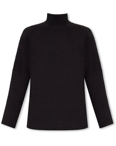 Black Homme Plissé Issey Miyake Sweaters and knitwear for Men | Lyst