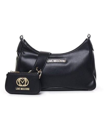Love Moschino Shoulder Bag With Removable Coin Purse - Blue