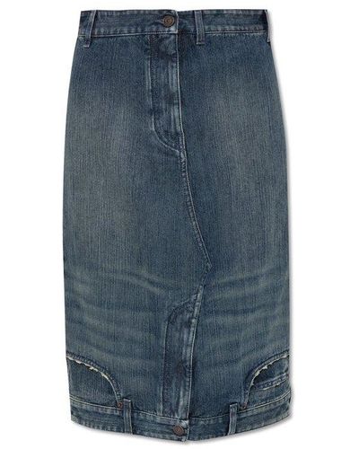 Balenciaga Denim Skirt - Blue