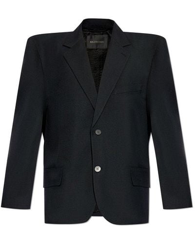 Balenciaga Loose Fit Blazer - Black