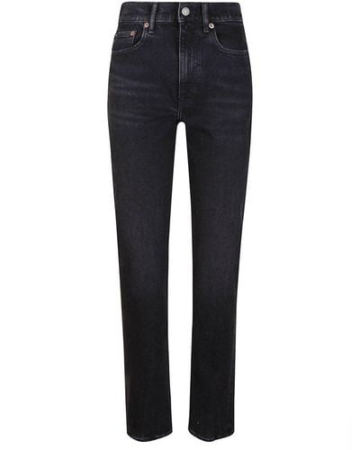 Polo Ralph Lauren high rise ankle skinny fit jeans in black