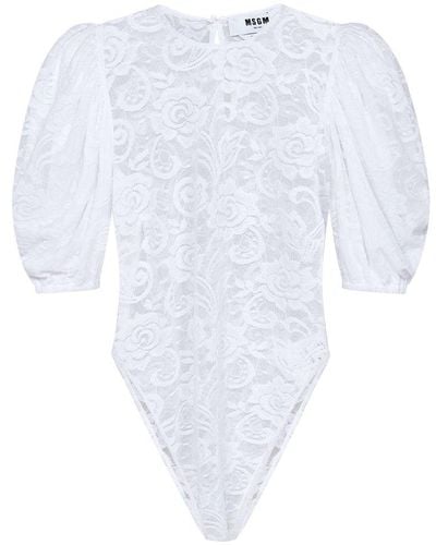MSGM Bodysuit - White