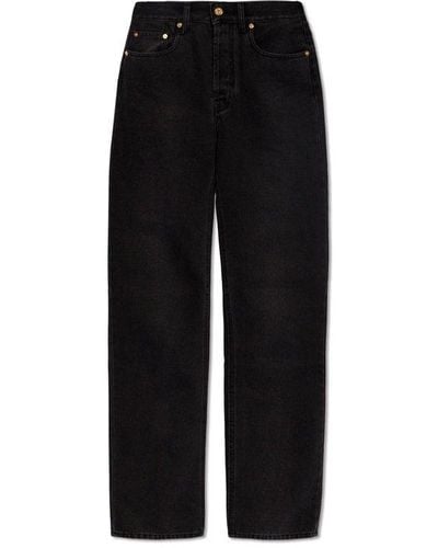 Jacquemus High-rise Jeans, - Black