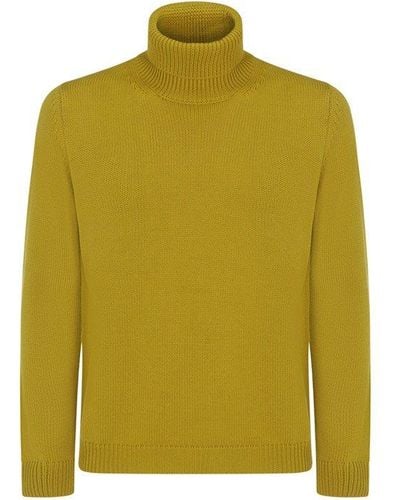 Roberto Collina Roll-neck Knit Sweater - Green