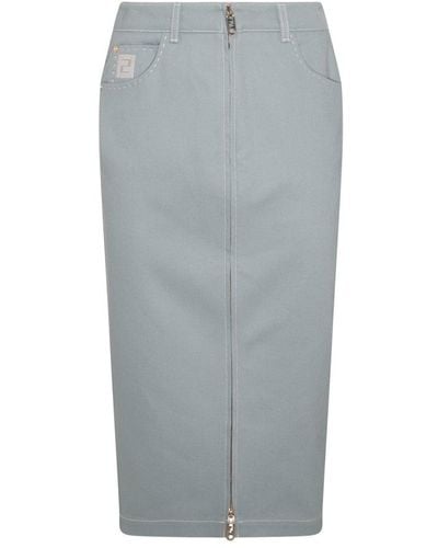 Fendi Cotton Skirt - Gray