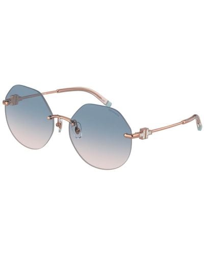 Tiffany & Co. Round Frame Sunglasses - Black