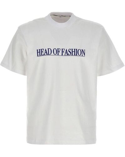 Sunnei Head Of Fashion Printed Crewneck T-shirt - White