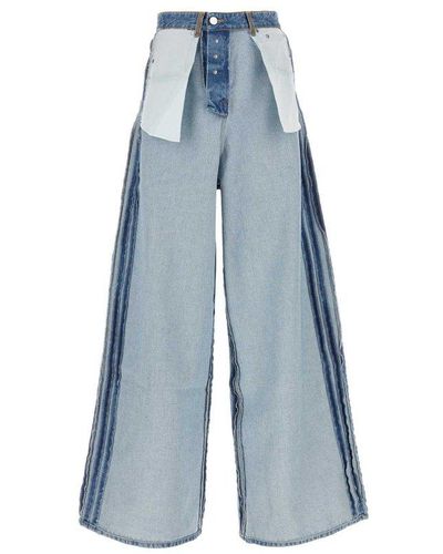 Vetements Inside-out Denim Jeans - Blue