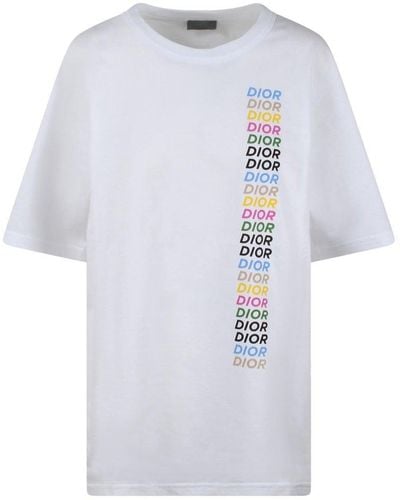 Dior Crewneck Short-sleeved T-shirt - White