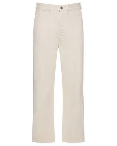Lemaire Mid-rise Straight Leg Jeans - Natural