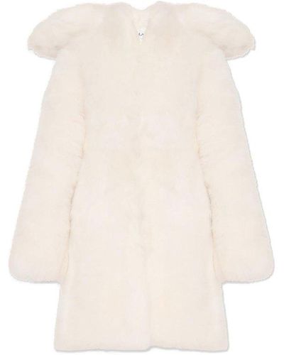 Lanvin Lamb Fur Coat - White