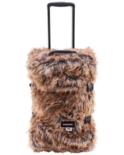 MM6 by Maison Martin Margiela X Eastpack Furry Suitcase - Brown